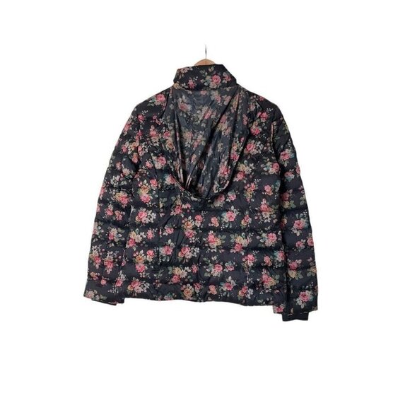 Cath Kidston London Floral Down Stowaway Hood Puffer Down Jacket S 1244 - Picture 4 of 7